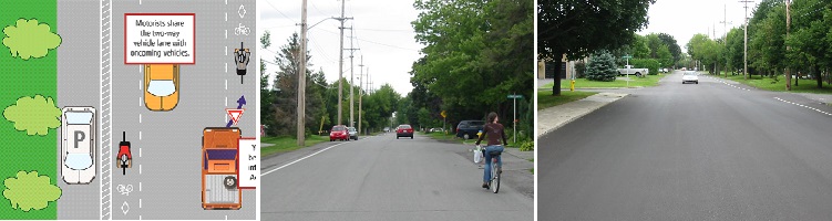 Modération de la circulation et aménagement de bandes cyclables partagées sur l’avenue Byron