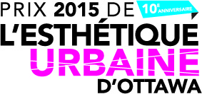logo des prix 2015 de l'esthétique urbaine
d'ottawa